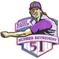 Randy Johnson #51 Team Retirement Patch