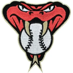 Arizona Diamondbacks Snake Head Tan Border Patch