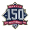 Atlanta Braves 150th Anniversary 1871-2021 Patch 3 Atlanta Braves 150th Anniversary Patch