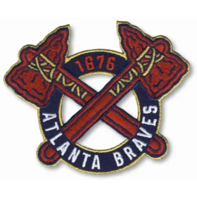 Atlanta Braves 1876 Crossed Tomahawks Patch