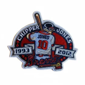 Atlanta Braves Chipper Jones Retirement Patch