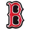 Boston Red Sox Classic Red 'B' Logo Embroidered Patch 2 Boston Red Sox B Logo Patch