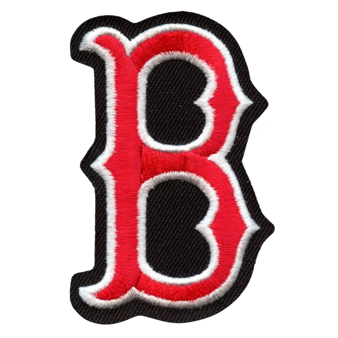 Boston Red Sox Classic Red 'B' Logo Embroidered Patch 1 Boston Red Sox B Logo Patch