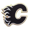 Calgary Flames Black C Logo Patch 2 Calgary Flames Black Logo Patch