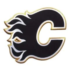 Calgary Flames Black Logo Patch