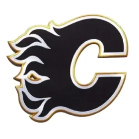 Calgary Flames Black C Logo Patch