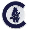 Chicago Cubs Bear with Bat Patch