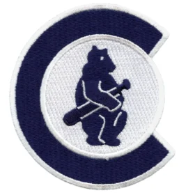 Chicago Cubs Vintage Bear with Bat Patch