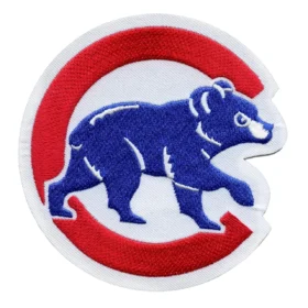 Chicago Cubs Round Walking Bear Logo Patch