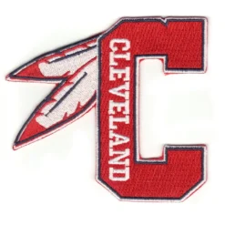 Cleveland C Feather Bonnet Parody Patch