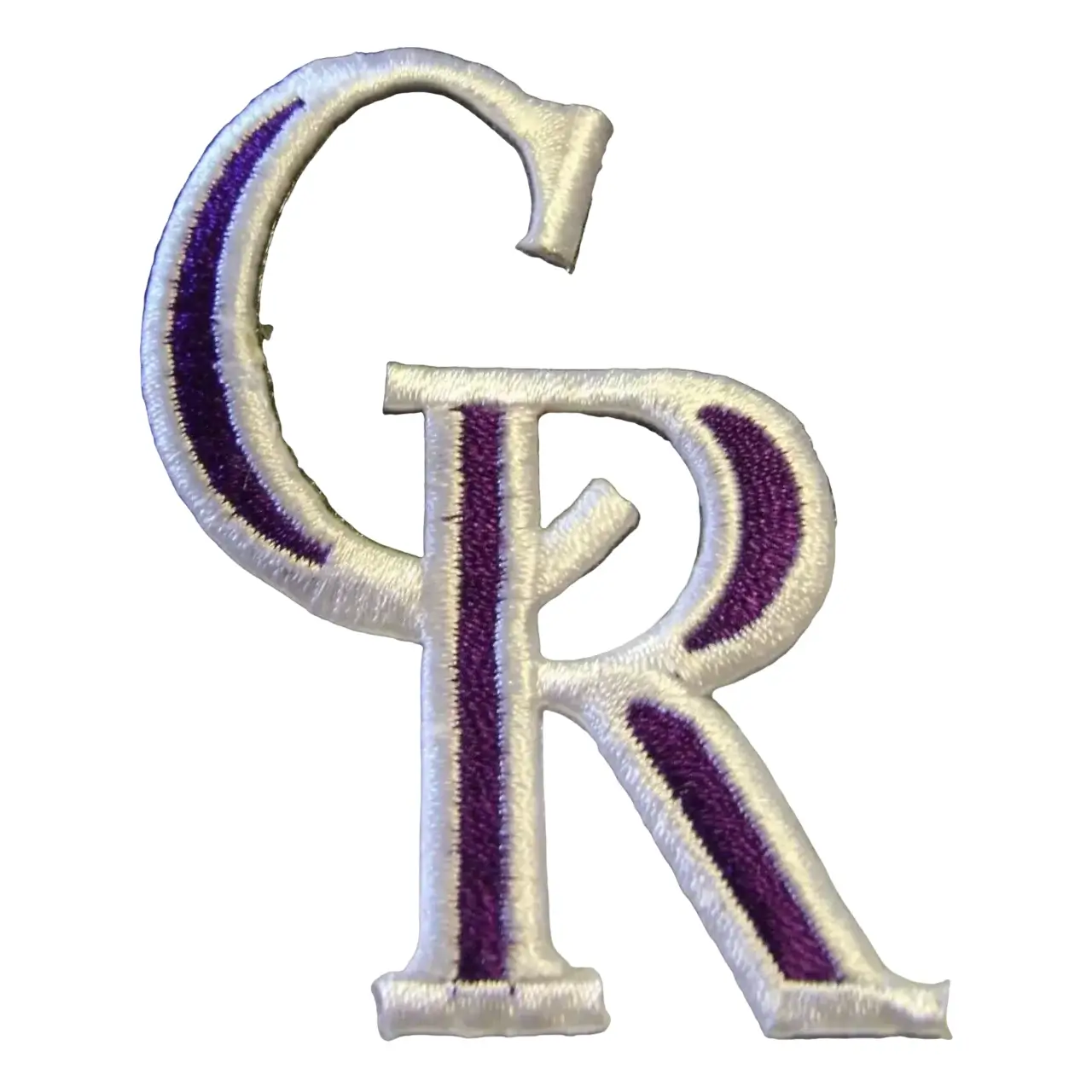 Colorado Rockies CR Logo Patch 1 Colorado Rockies "CR" Logo Patch