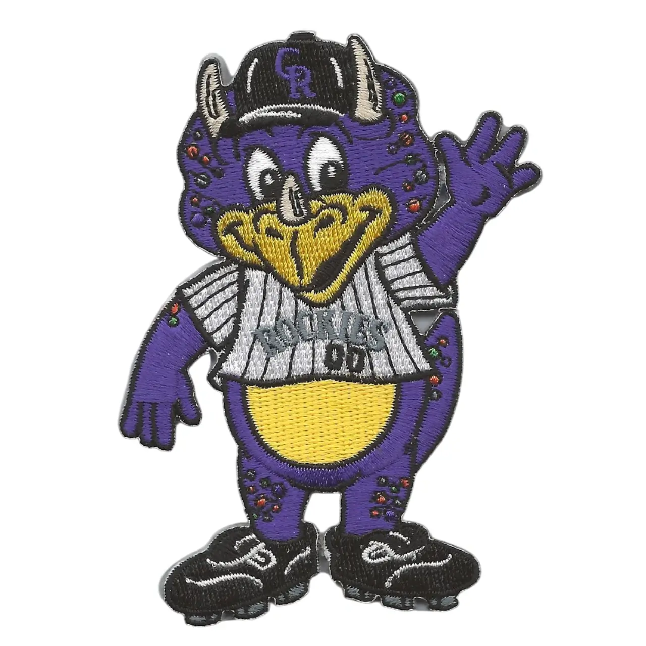 Colorado Rockies Dinger Mascot Patch 1 Colorado Rockies Dinger Mascot Patch