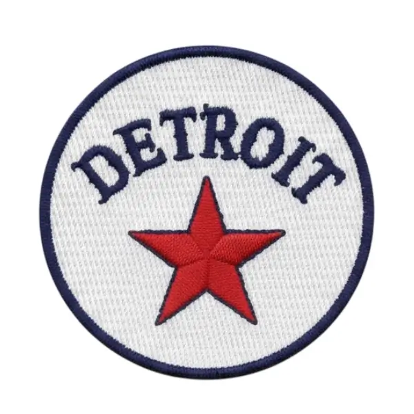 Detroit Tigers 100 Years Star Patch 1 Detroit Tigers 100 Years Star Patch