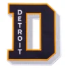 Detroit Tigers Block Letter D Patch 3 Detroit Tigers Block Letter D Patch