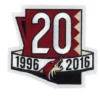 Arizona Coyotes 20th Anniversary Patch 2 Arizona Coyotes 20th Anniversary Patch