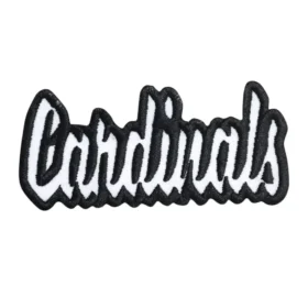 Arizona Cardinals Black/White Script Patch