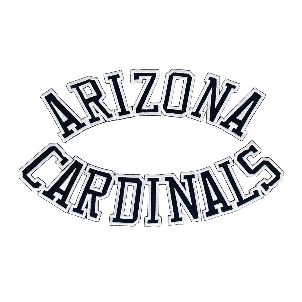 Arizona Cardinals Black/White Classic Text Patch 1 Arizona Cardinals Varsity Text Patch