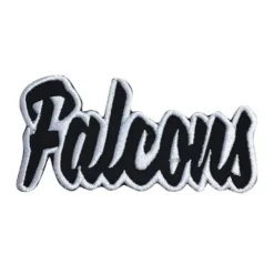Atlanta Falcons Black Script Logo Patch