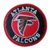 Atlanta Falcons Round NFL Team Logo Patch 3 Atlanta Falcons Round NFL Team Logo Embroidered Patch