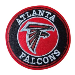 Atlanta Falcons Round NFL Team Logo Embroidered Patch