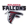 Atlanta Falcons Wordmark Falcon Logo Patch