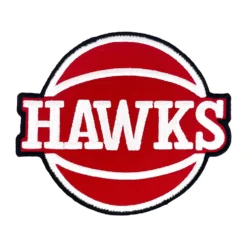 Atlanta Hawks HAWKS Round Script Patch