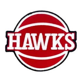 Atlanta Hawks HAWKS Round Script Patch