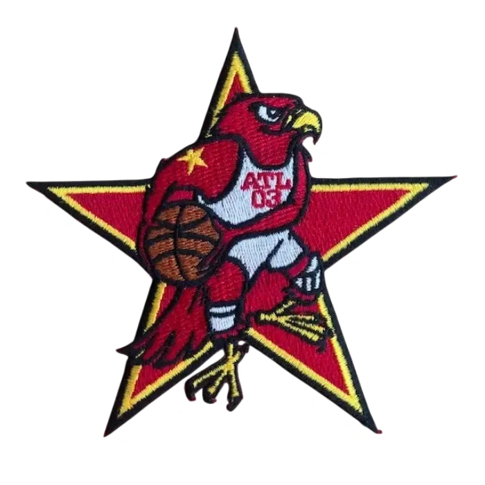 Atlanta Hawks Star Mascot ATL 03 Patch 1 Atlanta Hawks Star Mascot ATL 03 Patch