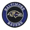 Baltimore Ravens Round Team Logo Patch 2 Baltimore Ravens Team Logo Patch