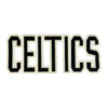 Boston Celtics Black Script Logo Patch 2 Boston Celtics Black Script Patch