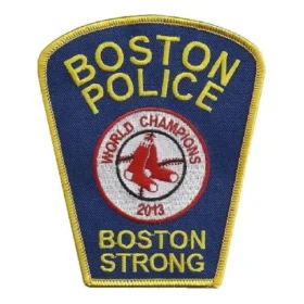 Boston Police Boston Strong 2013 World Champions Patch