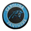 Carolina Panthers Round Team Logo Patch 3 Carolina Panthers Round Team Logo Embroidered Patch