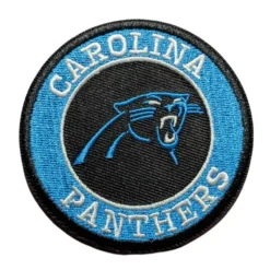 Carolina Panthers Round Team Logo Embroidered Patch