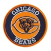 Chicago Bears Round Bear Head C Logo Embroidered Patch