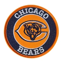 Chicago Bears Round Bear Head C Logo Embroidered Patch