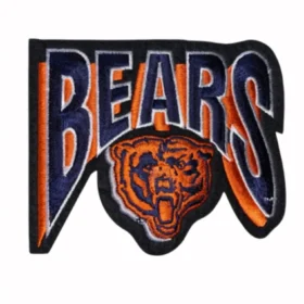 Chicago Bears Wordmark Bear Logo Patch