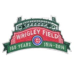 Chicago Cubs Wrigley Field 100 Years Patch