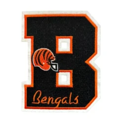 Cincinnati Bengals B Logo Embroidered Patch