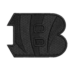 Cincinnati Bengals Black B Logo Embroidered Patch