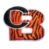 Cincinnati Bengals CB Tiger Stripe Logo Patch 3 Cincinnati Bengals CB Tiger Stripe Logo Patch