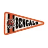 Cincinnati Bengals Vintage Pennant Logo Patch 3 Cincinnati Bengals Vintage Pennant Logo Patch
