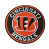 Cincinnati Bengals Round Team Logo Patch 2 Cincinnati Bengals Round Team Logo Patch