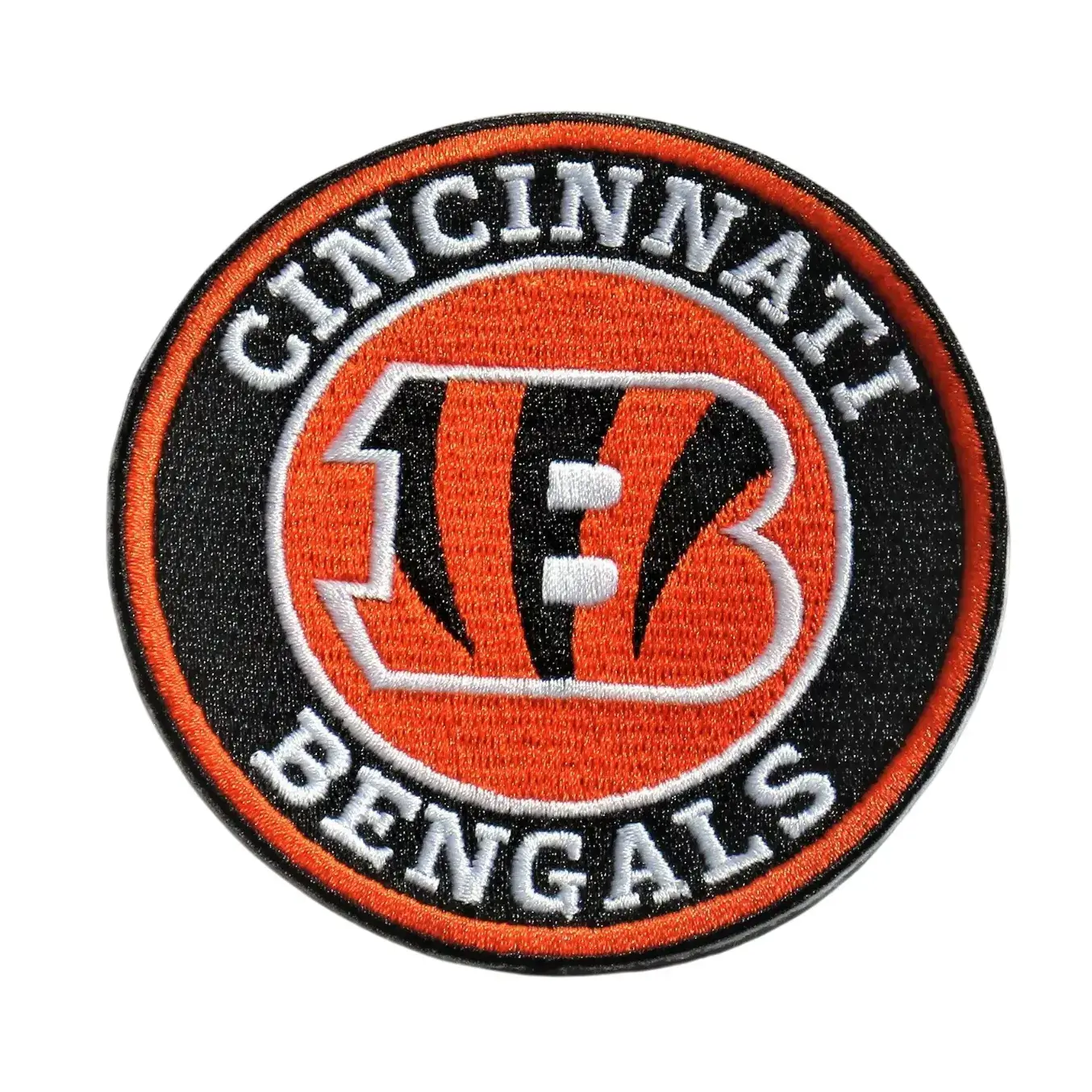 Cincinnati Bengals Round Team Logo Patch 1 Cincinnati Bengals Round Team Logo Patch