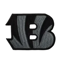 Cincinnati Bengals Striped B Logo Embroidered Patch