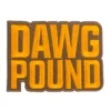 Cleveland Browns Dawg Pound Patch 2 Cleveland Browns Dawg Pound Embroidered Patch