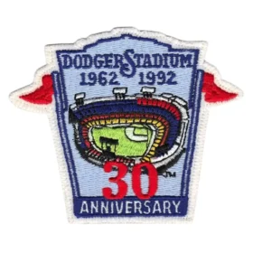 Dodger Stadium 30th Anniversary Retro Patch