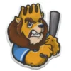 Kansas City Royals Sluggerrr Angry Mascot Bat Patch