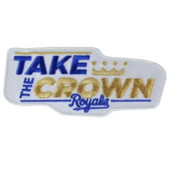 Kansas City Royals 2015 Take the Crown World Series Champions Patch