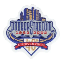 LA Dodger Stadium 40th Anniversary patch