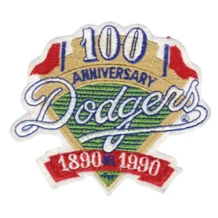 LA Dodgers 100th Anniversary Patch